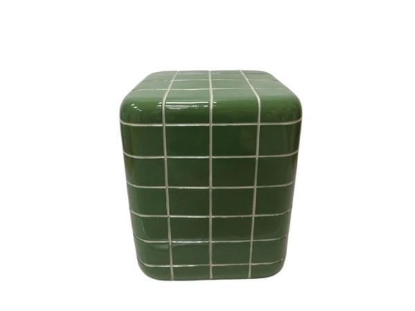 CUBIX SIDE TABLE ΠΡΑΣΙΝΟ 33.5x33.5x41cm CUBIX SIDE TABLE ΠΡΑΣΙΝΟ 33.5x33.5x41cm