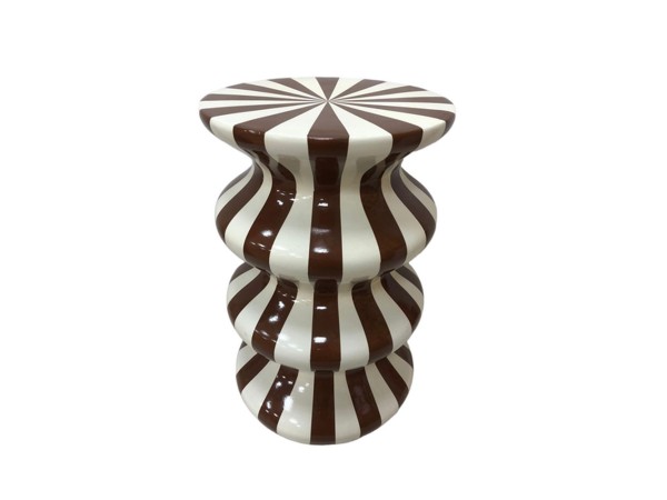 DULCE SIDE TABLE CREAM MOCCA 35x35x55cm DULCE SIDE TABLE CREAM MOCCA 35x35x55cm