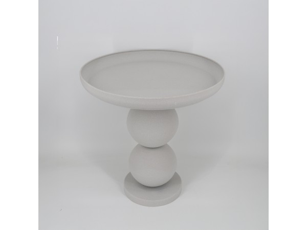 LUNO SIDE TABLE OFF WHITE 51x51x53cm LUNO SIDE TABLE OFF WHITE 51x51x53cm