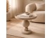 SFERA SIDE TABLE ΜΠΕΖ 45x45x45cm SFERA SIDE TABLE ΜΠΕΖ 45x45x45cm