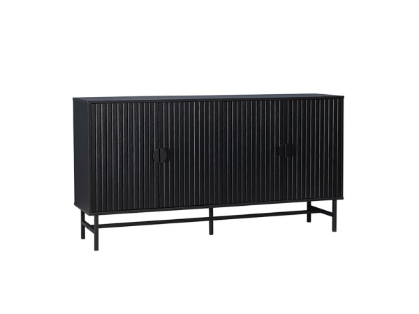 KIMONO ΜΠΟΥΦΕΣ 4ΠΟΡΤΕΣ ΜΑΥΡΟ 157.5x39x83cm