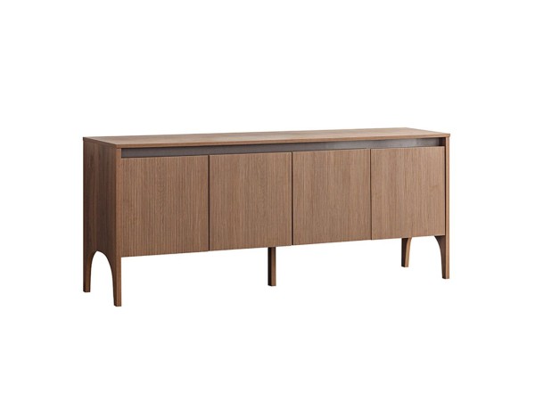 WOOD ΜΠΟΥΦΕΣ 4ΠΟΡΤΕΣ ΚΑΡΥΔΙ 200x45x81cm