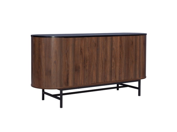 OVAL ΜΠΟΥΦΕΣ 3ΠΟΡΤΕΣ ΚΑΡΥΔΙ 150x45x74cm OVAL ΜΠΟΥΦΕΣ 3ΠΟΡΤΕΣ ΚΑΡΥΔΙ 150x45x74cm