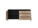 BLACKBIRD ΜΠΟΥΦΕΣ 2ΠΟΡΤΕΣ 3ΣΥΡΤΑΡΙΑ RIVIERA OAK ΜΑΥΡΟ 150x40x75.5cm