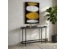 COLOMBO ΚΟΝΣΟΛΑ ΜΑΥΡΟ 130x36x82cm COLOMBO ΚΟΝΣΟΛΑ ΜΑΥΡΟ 130x36x82cm