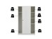 KEY ΝΤΟΥΛΑΠΑ 2ΠΟΡΤΕΣ ΛΕΥΚΟ 120x50x200cm KEY ΝΤΟΥΛΑΠΑ 2ΠΟΡΤΕΣ ΛΕΥΚΟ 120x50x200cm