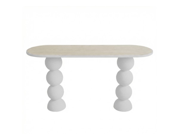PERLA ΚΟΝΣΟΛΑ OFF WHITE 150x45x76cm PERLA ΚΟΝΣΟΛΑ OFF WHITE 150x45x76cm