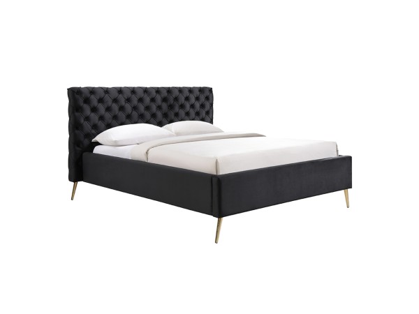 BLACK EROS ΚΡΕΒΑΤΙ (ΓΙΑ ΣΤΡΩΜΑ 160x200cm) ΜΑΥΡΟ 229.5x195x118.5cm BLACK EROS ΚΡΕΒΑΤΙ (ΓΙΑ ΣΤΡΩΜΑ 160x200cm) ΜΑΥΡΟ 229.5x195x118.5cm