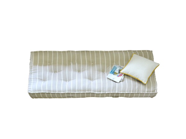 MAROCAIN ΣΤΡΩΜΑ BEIGE ΛΕΥΚΟ 90x200x20