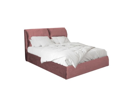 BIZOU ΚΡΕΒΑΤΙ (ΓΙΑ ΣΤΡΩΜΑ 160x200cm) ΣΑΠΙΟ ΜΗΛΟ 221.5x170x119cm