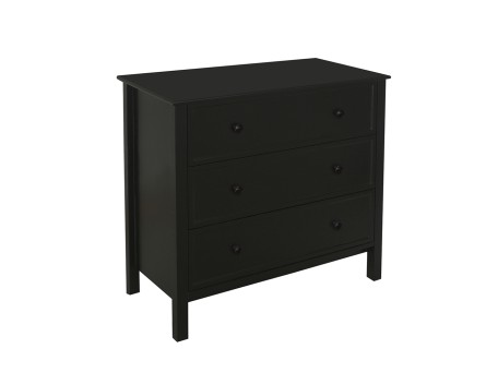 HOMEY ΣΥΡΤΑΡΙΕΡΑ 3ΣΥΡΤΑΡΙΑ ΜΑΥΡΟ 80x40x77