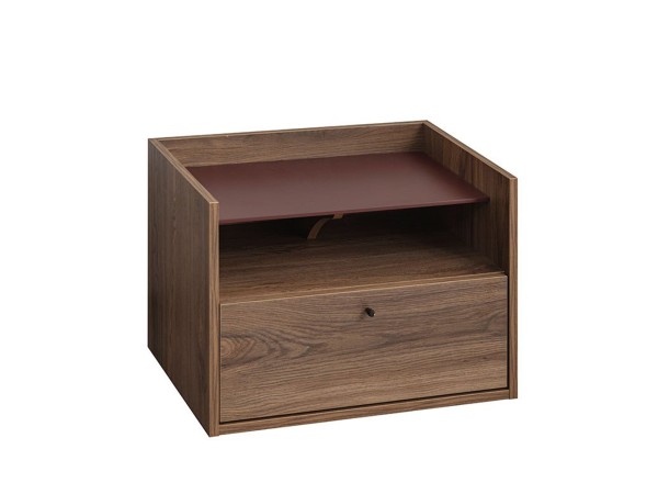 MARSALA ΚΟΜΟΔΙΝΟ 1ΠΟΡΤΑ 1ΡΑΦΙ ΚΑΡΥΔΙ 64x45x45cm