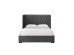 DUCHESS ΚΡΕΒΑΤΙ (ΓΙΑ ΣΤΡΩΜΑ 160x200cm) ΑΝΘΡΑΚΙ 220.5x181x135 DUCHESS ΚΡΕΒΑΤΙ (ΓΙΑ ΣΤΡΩΜΑ 160x200cm) ΑΝΘΡΑΚΙ 220.5x181x135