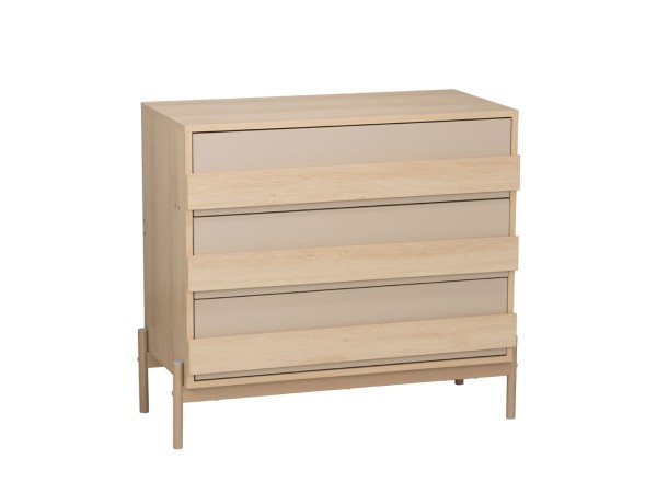 CAPPUCCINO ΣΥΡΤΑΡΙΕΡΑ 3ΣΥΡΤΑΡΙΑ SONOMA LATTE 80x40x75cm