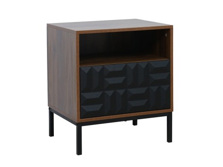 ZUMA ΚΟΜΟΔΙΝΟ ΚΑΡΥΔΙ ΜΑΥΡΟ 51.5x40x58.5cm