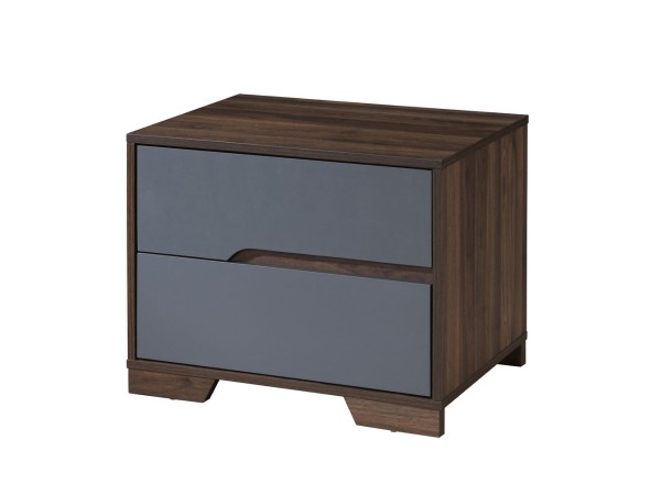 GROOVES ΚΟΜΟΔΙΝΟ 2ΣΥΡΤΑΡΙΑ ΚΑΡΥΔΙ ΓΚΡΙ 60x45x47cm