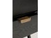 COLOMBO ΚΟΜΟΔΙΝΟ ΜΑΥΡΟ ΧΡΥΣΟ 50x39x63cm