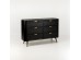 COLOMBO ΣΥΡΤΑΡΙΕΡΑ ΜΑΥΡΟ ΧΡΥΣΟ 118x39x77cm COLOMBO ΣΥΡΤΑΡΙΕΡΑ ΜΑΥΡΟ ΧΡΥΣΟ 118x39x77cm