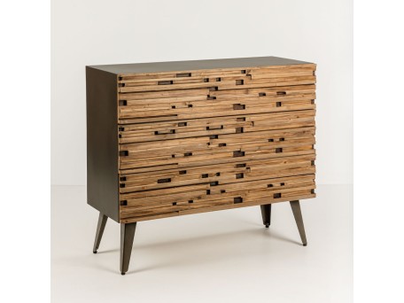 COAST ΣΥΡΤΑΡΙΕΡΑ 3ΣΥΡΤΑΡΙΑ ΜΑΥΡΟ ΦΥΣΙΚΟ 90x37x79cm