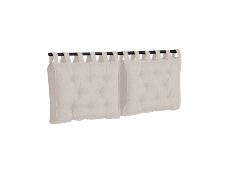 HANG ΜΑΞΙΛΑΡΙ ΚΕΦΑΛΑΡΙΟΥ SET 2ΤΕΜ OFF WHITE 16-950 70x10x50cm