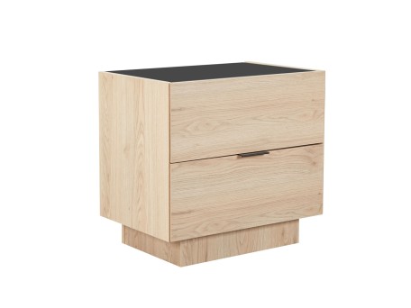 CUBIUS ΚΟΜΟΔΙΝΟ 2ΣΥΡΤΑΡΙΑ ΦΥΣΙΚΟ 58x39x54.2cm