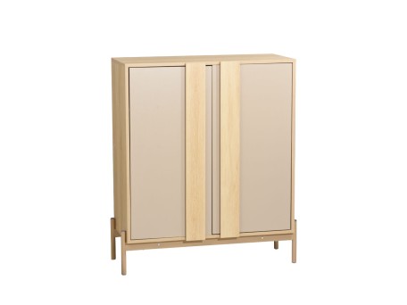 CAPPUCCINO ΚΟΜΟΤΑ-ΠΑΠΟΥΤΣΟΘΗΚΗ 2ΠΟΡΤΕΣ 3ΡΑΦΙΑ SONOMA LATTE 84.4x36.5x97cm