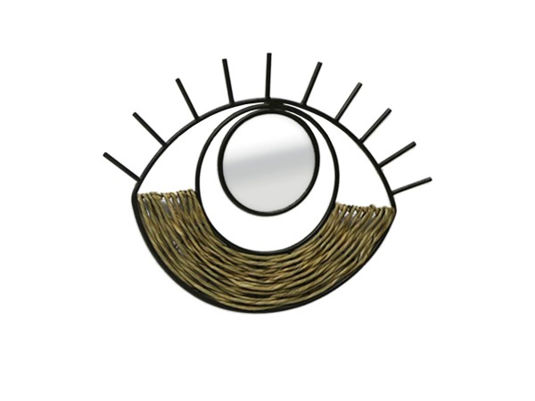 MATI ΚΑΘΡΕΠΤΗΣ ΤΟΙΧΟΥ ΦΥΣΙΚΟ ΜΑΥΡΟ 48x2x36