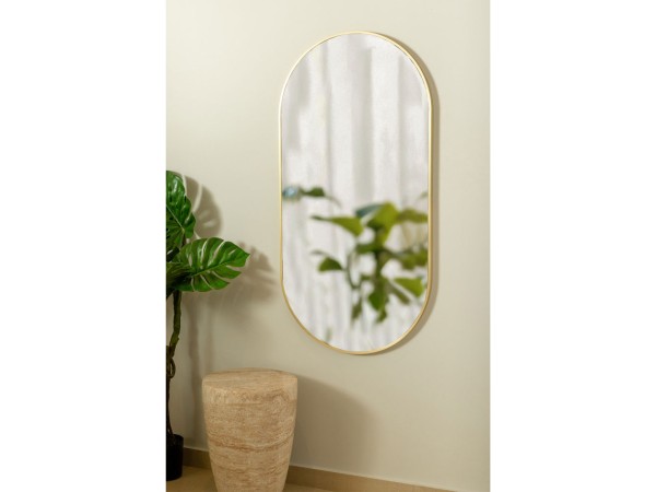 OVALIS ΚΑΘΡΕΠΤΗΣ ΤΟΙΧΟΥ ΧΡΥΣΟ 60x120cm