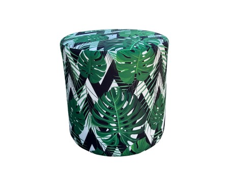 NOMADS ΣΚΑΜΠΟ ΠΡΑΣΙΝΟ ΜΕ PATTERN 38x38x38cm