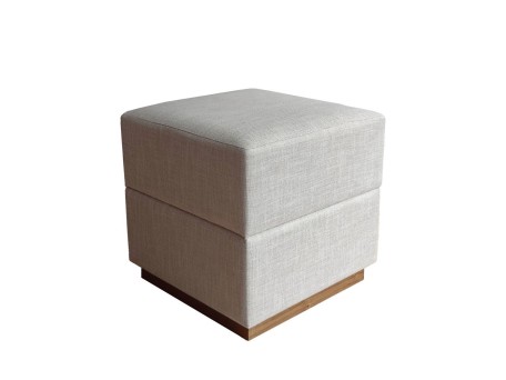 BLOCK ΣΚΑΜΠΟ BEIGE 45x45x45cm