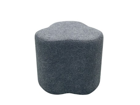 DAISY ΣΚΑΜΠΟ ΓΚΡΙ ΣΚΟΥΡΟ 48x48x42cm