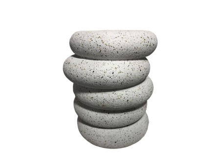 BALANCE SIDE TABLE TERRAZZO 41x42.5x50cm