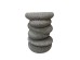 BALANCE SIDE TABLE STONE GREY 34x37x49.5cm