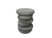 BALANCE SIDE TABLE STONE GREY 34x37x49.5cm