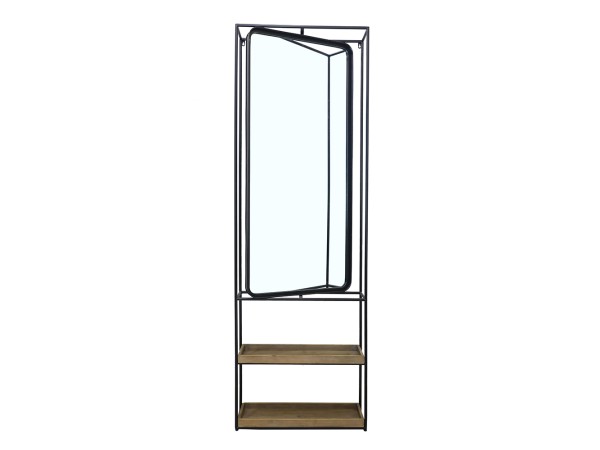 ENTRY ΕΠΙΠΛΟ ΕΙΣΟΔΟΥ ΜΕ ΚΑΘΡΕΠΤΗ ΜΑΥΡΟ ΦΥΣΙΚΟ 60x17x183 ENTRY ΕΠΙΠΛΟ ΕΙΣΟΔΟΥ ΜΕ ΚΑΘΡΕΠΤΗ ΜΑΥΡΟ ΦΥΣΙΚΟ 60x17x183