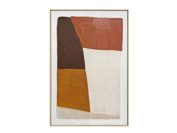 TONAL ΠΙΝΑΚΑΣ ΔΙΑΚΟΣΜΗΤΙΚΟΣ ΜΕ ΚΟΡΝΙΖΑ 80x120x4cm ΚΑΜΒΑΣ ΠΟΛΥΧΡΩΜΟ PS