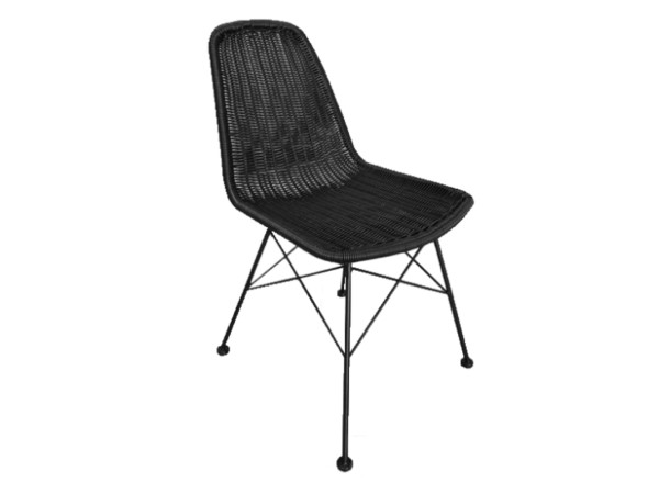 DENMARK ΚΑΡΕΚΛΑ ΜΑΥΡΟ 44x57x81cm