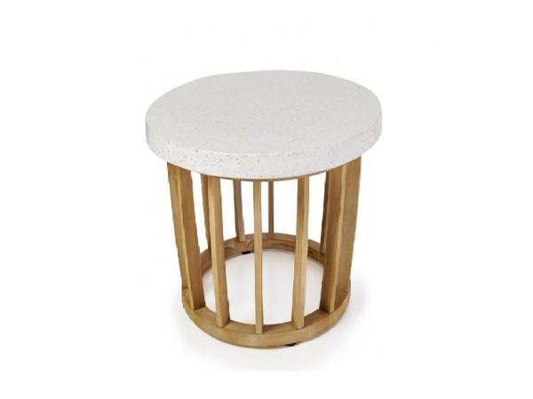 ITHAKA SIDE TABLE ΦΥΣΙΚΟ 50x50x53cm