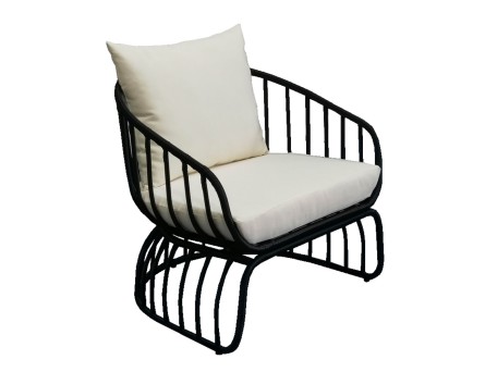 MISA ΠΟΛΥΘΡΟΝΑ ΜΑΥΡΟ 78x85x75cm