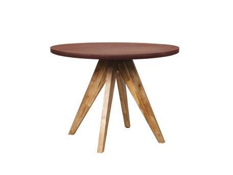 POMPEI ΤΡΑΠΕΖΙ RUST RED 120x120x74.5