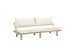 SIESTA ΚΑΝΑΠΕΣ ΚΡΕΒΑΤΙ ΦΥΣΙΚΟ CREAM 180x80x59.5cm SIESTA ΚΑΝΑΠΕΣ ΚΡΕΒΑΤΙ ΦΥΣΙΚΟ CREAM 180x80x59.5cm
