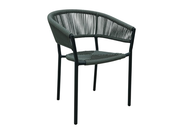 BREEZE ΚΑΡΕΚΛΑ ΓΚΡΙ 56x60x78cm