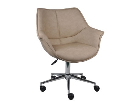 JONES ΚΑΡΕΚΛΑ ΓΡΑΦΕΙΟΥ BEIGE 68x64x92cm