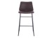 NUEVO XL ΣΚΑΜΠΟ BAR ΚΑΦΕ ANTIQUE WASHED ΜΑΥΡΟ 47x57x100cm