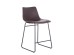 NUEVO ΣΚΑΜΠΟ BAR ΚΑΦΕ ANTIQUE WASHED ΜΑΥΡΟ 46x57.5x89cm