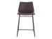 NUEVO ΣΚΑΜΠΟ BAR ΚΑΦΕ ANTIQUE WASHED ΜΑΥΡΟ 46x57.5x89cm