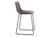 NUEVO ΣΚΑΜΠΟ BAR ΚΑΦΕ ANTIQUE WASHED ΜΑΥΡΟ 46x57.5x89cm
