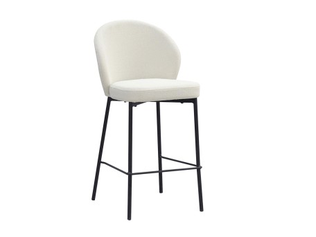 LUNE ΣΚΑΜΠΟ BAR ΛΕΥΚΟ 48x53.5x95.5cm