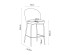 LUNE ΣΚΑΜΠΟ BAR ΓΚΡΙ 48x53.5x95.5cm LUNE ΣΚΑΜΠΟ BAR ΓΚΡΙ 48x53.5x95.5cm
