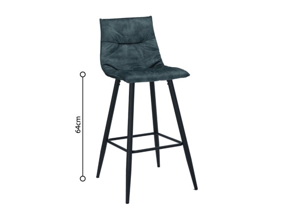 LINEA ΣΚΑΜΠΟ BAR WATER GREEN 42x51x94cm LINEA ΣΚΑΜΠΟ BAR WATER GREEN 42x51x94cm